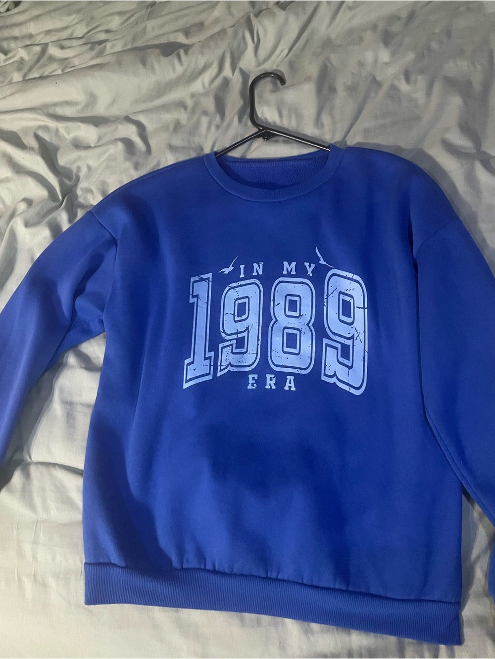 Taylor Swift Royal Blue '1989 Era' Crewneck Sweater